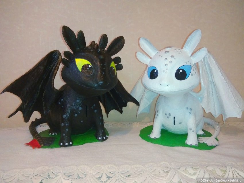 Как приручить дракона 2 — Лепка авторских игрушек и папье