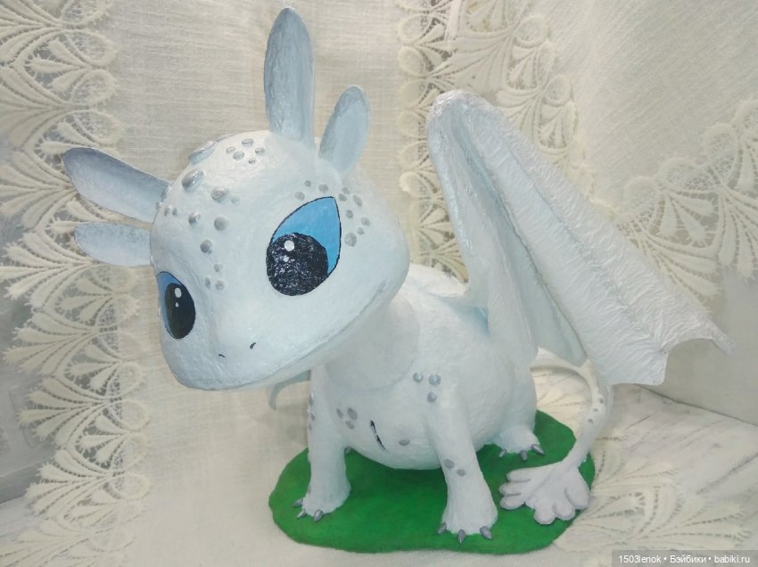 Как приручить дракона 2 — Лепка авторских игрушек и папье (фото 3)