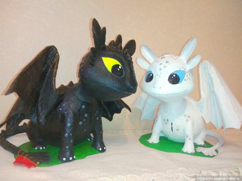 Как приручить дракона 2 — Лепка авторских игрушек и папье