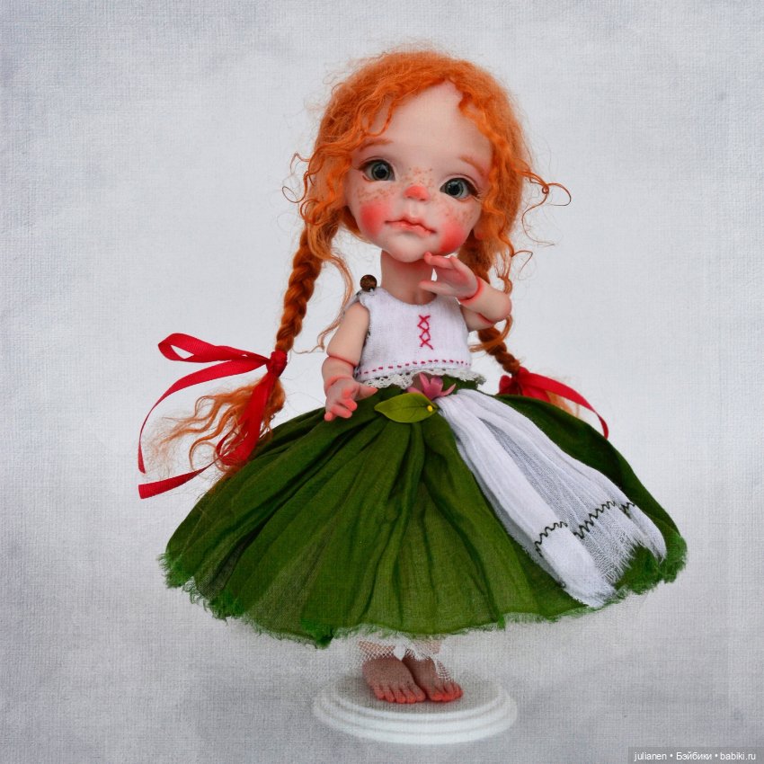 Шарнирная кукла Алёнушка — Авторские шарнирные куклы своими руками: лепка (фото 2)