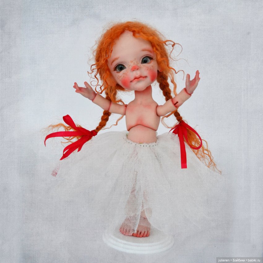 Шарнирная кукла Алёнушка — Авторские шарнирные куклы своими руками: лепка (фото 4)