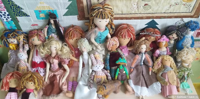 Все мои куколки на сегодняшний день