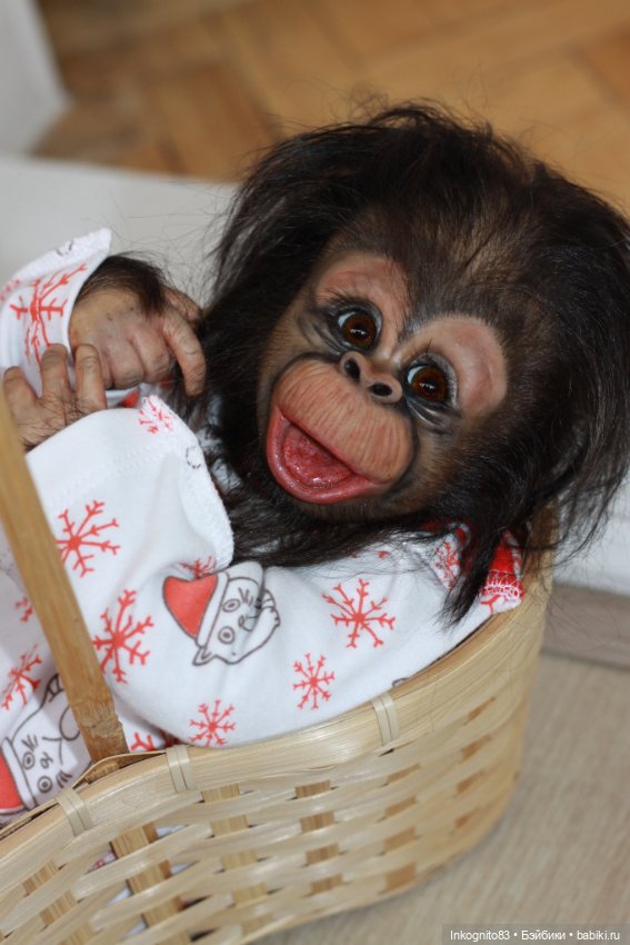 Обезьянка Реборн, Бинки — Куклы Реборн (Reborn): работы мастеров