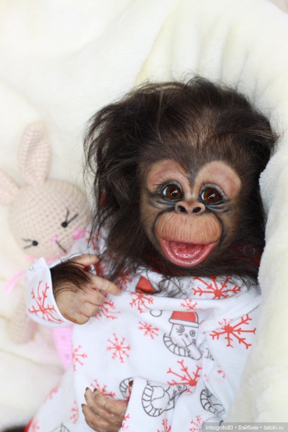 Обезьянка Реборн, Бинки — Куклы Реборн (Reborn): работы мастеров