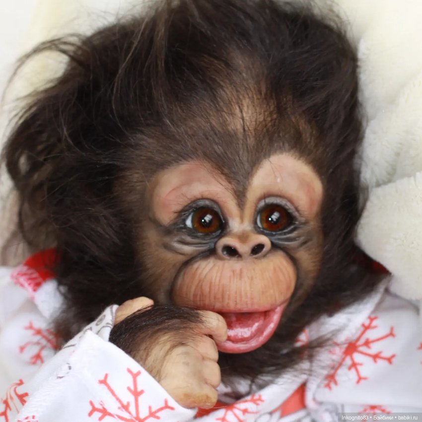 Обезьянка Реборн, Бинки — Куклы Реборн (Reborn): работы мастеров (фото 3)