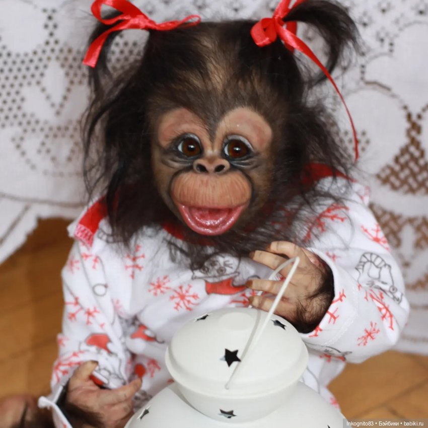 Обезьянка Реборн, Бинки — Куклы Реборн (Reborn): работы мастеров (фото 7)