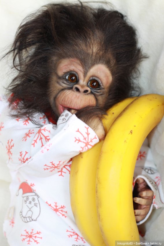 Обезьянка Реборн, Бинки — Куклы Реборн (Reborn): работы мастеров