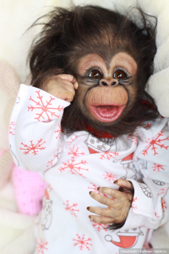 Обезьянка Реборн, Бинки — Куклы Реборн (Reborn): работы мастеров