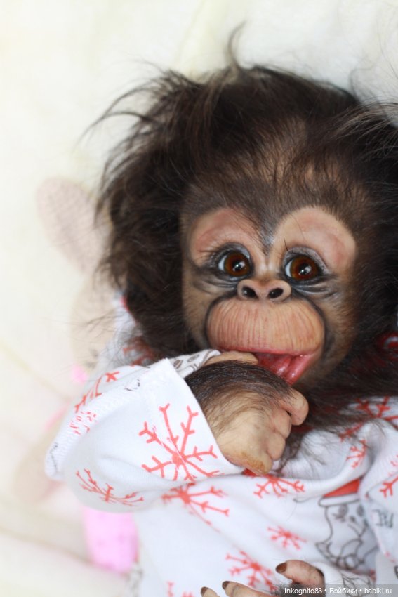 Обезьянка Реборн, Бинки — Куклы Реборн (Reborn): работы мастеров