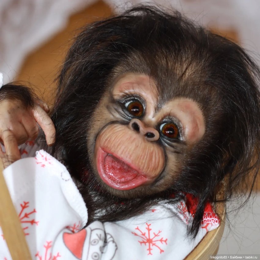 Обезьянка Реборн, Бинки — Куклы Реборн (Reborn): работы мастеров (фото 5)