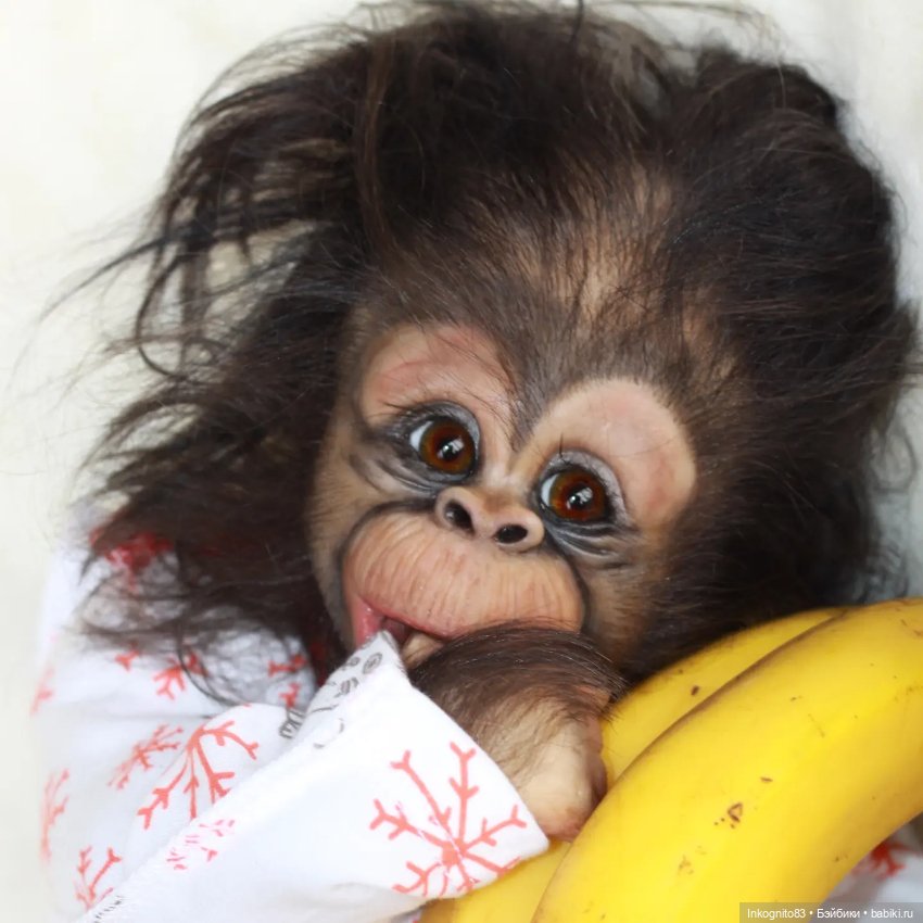 Обезьянка Реборн, Бинки — Куклы Реборн (Reborn): работы мастеров