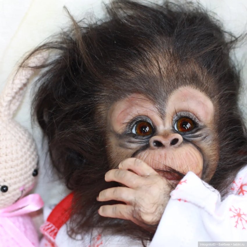 Обезьянка Реборн, Бинки — Куклы Реборн (Reborn): работы мастеров (фото 9)