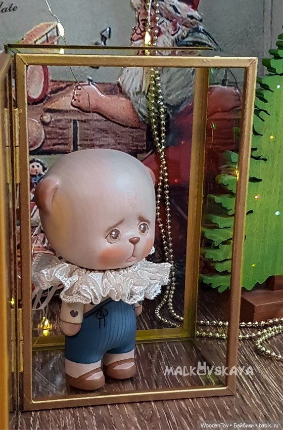 Деревянный медвежонок — Авторские игрушки из дерева: резьба (фото 6)