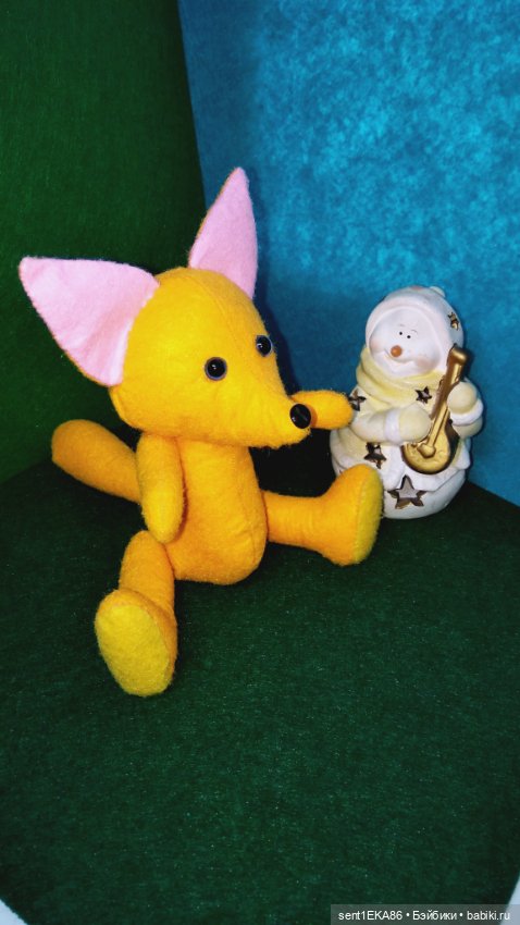 Рыжик — Авторские игрушки из разных материалов: синельная проволока (фото 3)