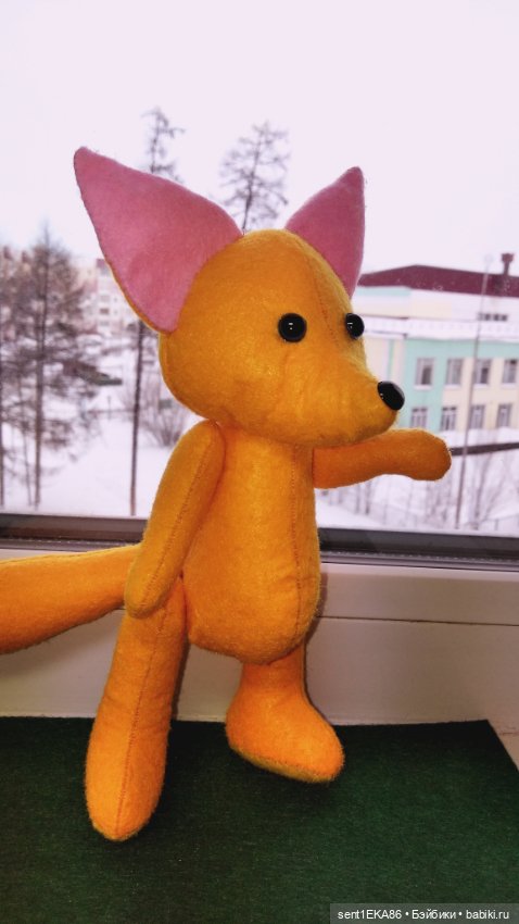 Рыжик — Авторские игрушки из разных материалов: синельная проволока (фото 4)