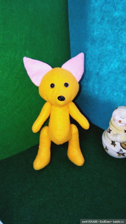 Рыжик — Авторские игрушки из разных материалов: синельная проволока (фото 2)