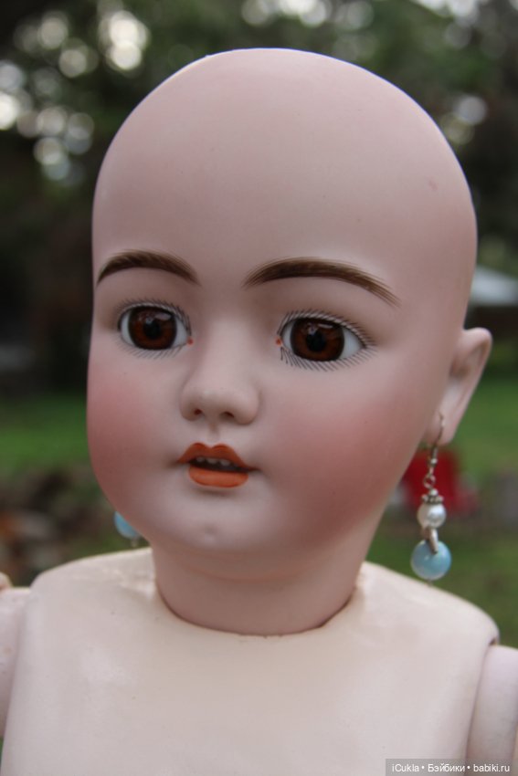 Антикварная кукла Simon & Halbig 1079-14 1/2 31"-ох и лошадушка