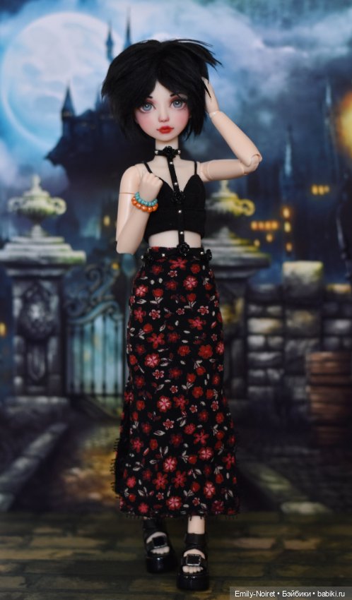 Готичная Виенна — ООАК и репейнт игровых кукол: Bratz (фото 7)