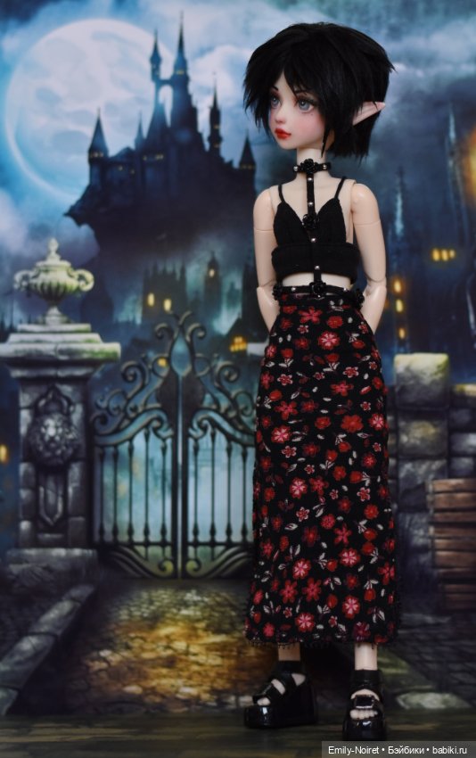 Готичная Виенна — ООАК и репейнт игровых кукол: Bratz (фото 4)