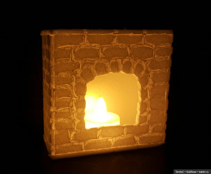 МК от Таниты (камин из пенопласта) (фото 4)