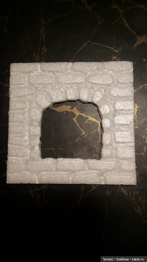 МК от Таниты (камин из пенопласта) (фото 3)