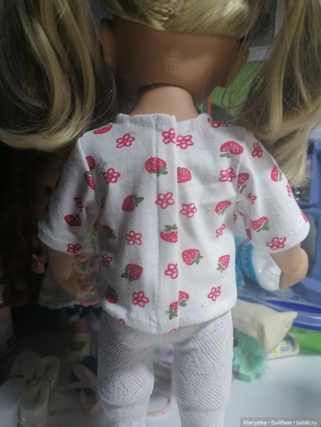 Простая футболочка на Gotz 36 см (фото 2)