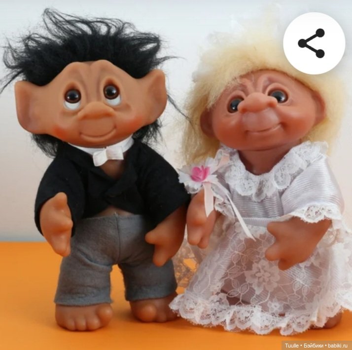 Тролли Томаса Дама — Игрушки Тролли (Trolls): винтажные Dam и Russ (фото 9)