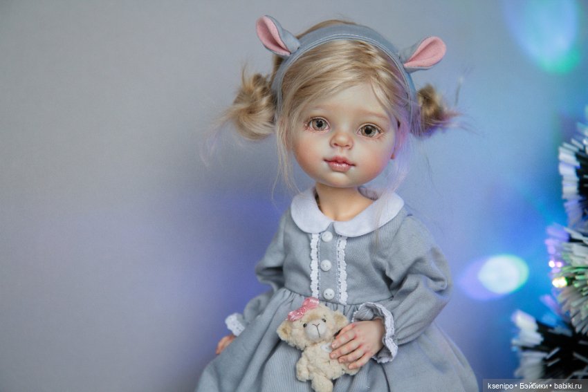 Мышка🐭. ООАК куколки Паола Рейна Paola Reina (фото 9)