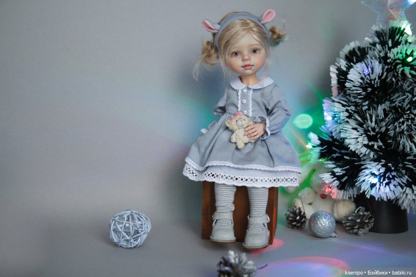 Мышка🐭. ООАК куколки Паола Рейна Paola Reina (фото 7)