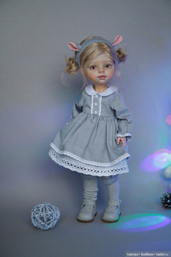 Мышка🐭. ООАК куколки Паола Рейна Paola Reina (фото 5)