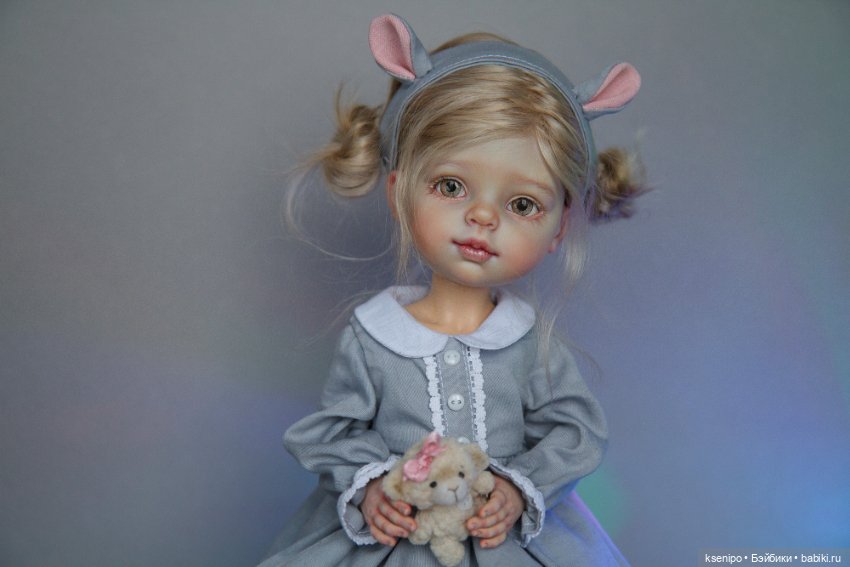 Мышка🐭. ООАК куколки Паола Рейна Paola Reina (фото 10)
