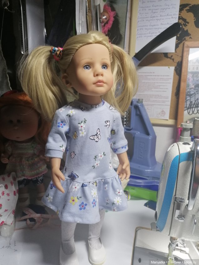 Простая футболочка на Gotz 36 см (фото 4)