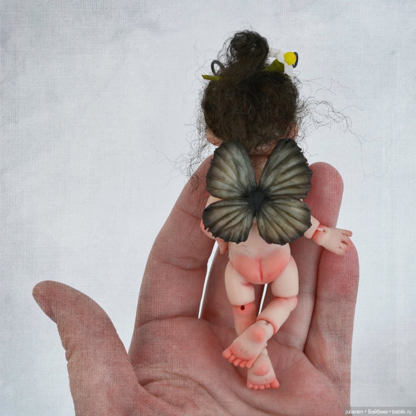 Мини шарнирная куколка «Малышка мотылёк» (фото 5)