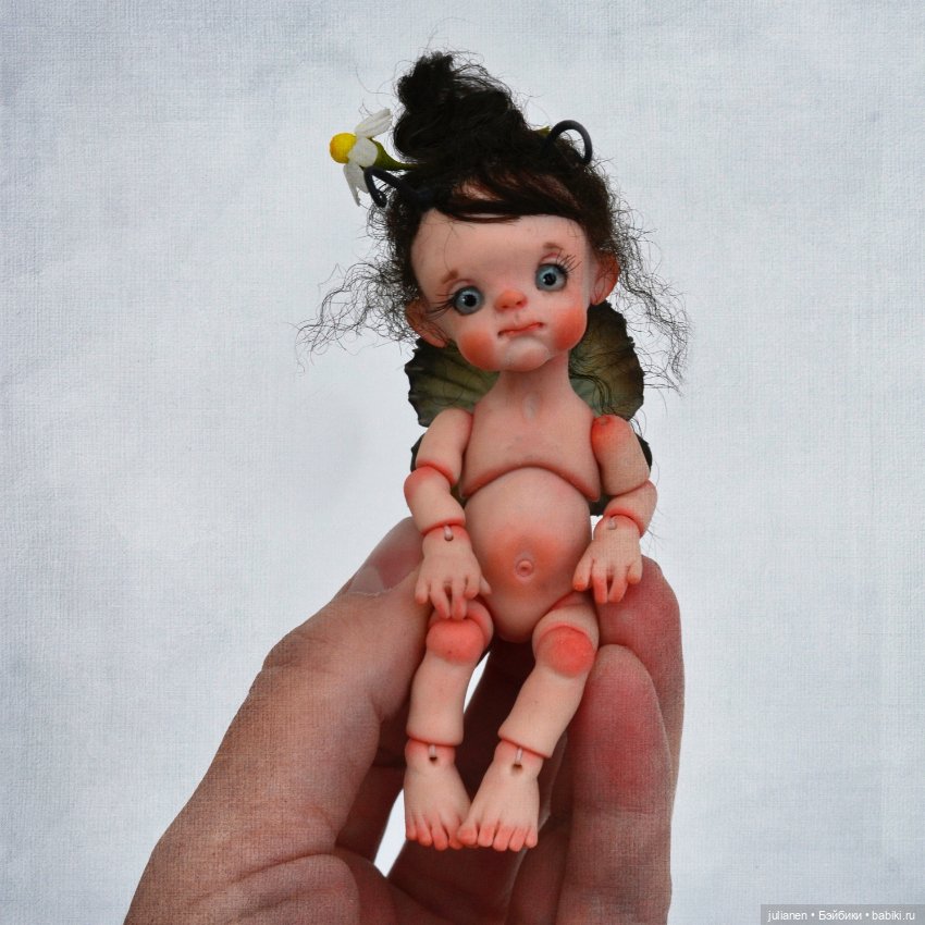 Мини шарнирная куколка «Малышка мотылёк» (фото 6)