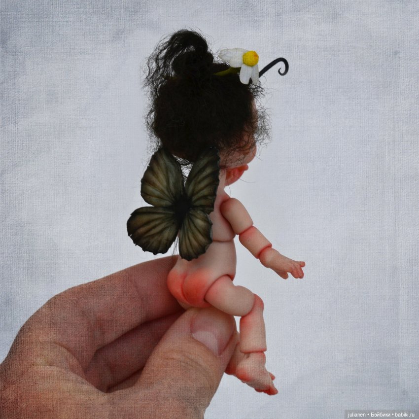 Мини шарнирная куколка «Малышка мотылёк» (фото 4)