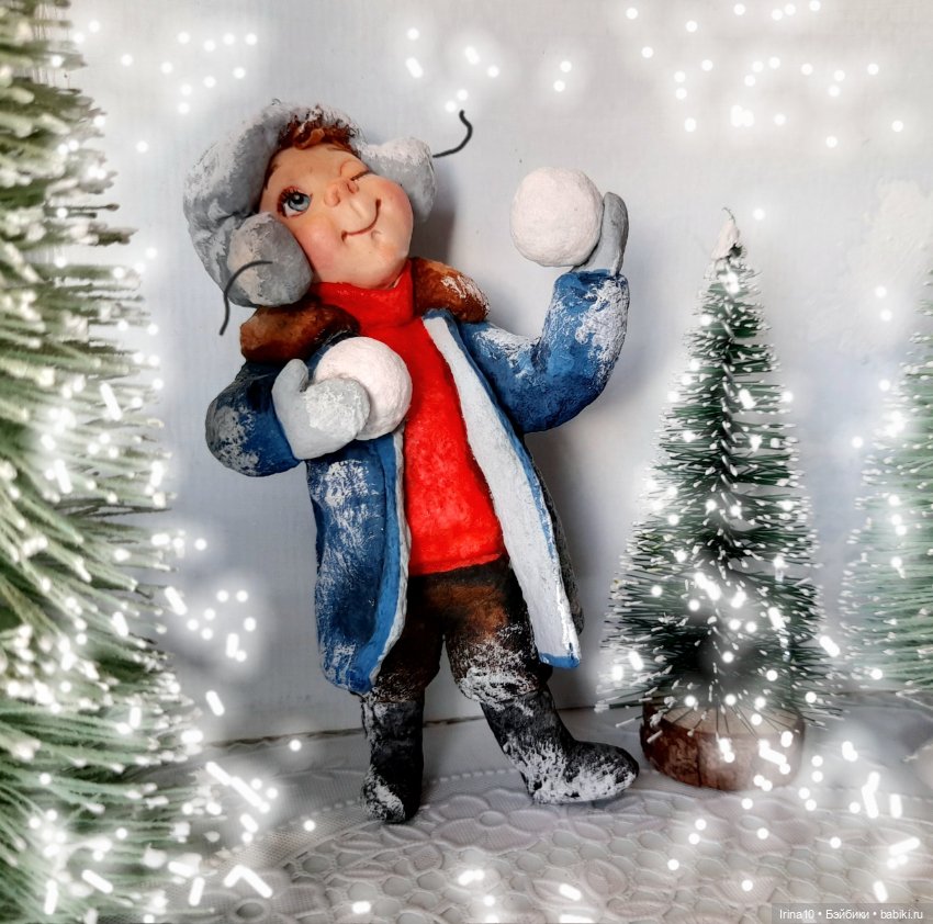 Новые ватные игрушки — Ватные игрушки на елку: ретро (фото 2)