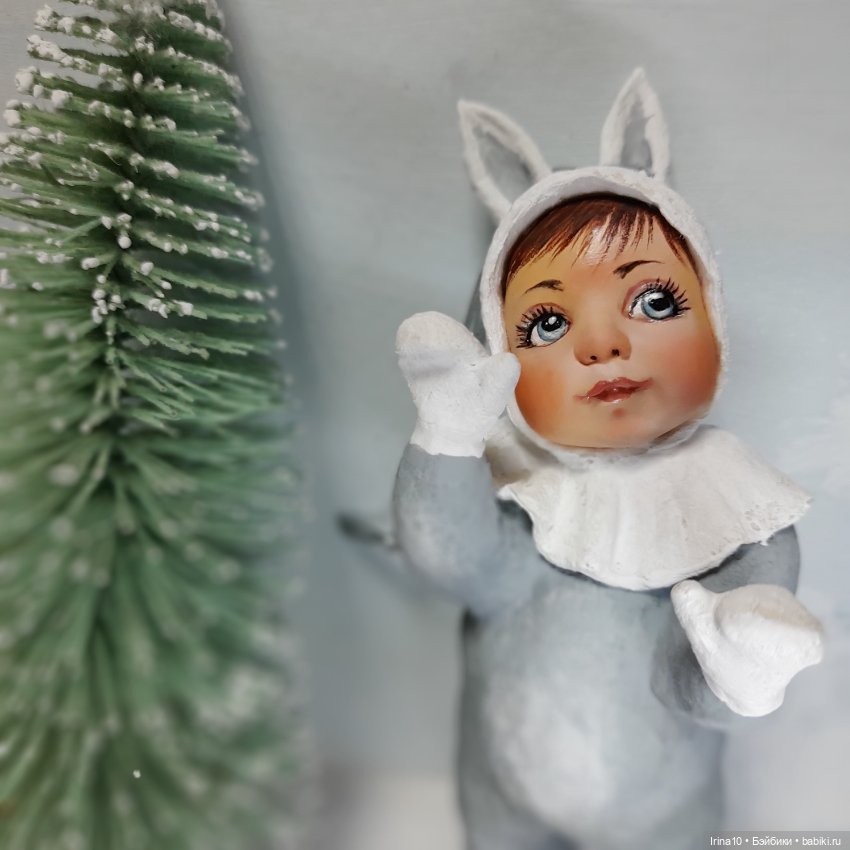 Новые ватные игрушки — Ватные игрушки на елку: ретро