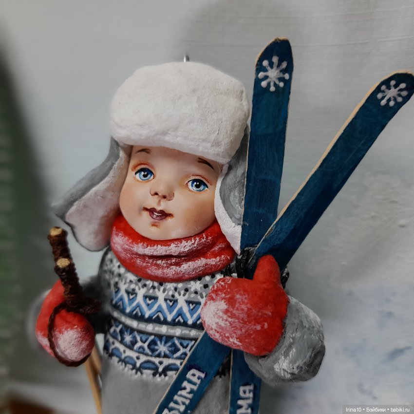 Новые ватные игрушки — Ватные игрушки на елку: ретро