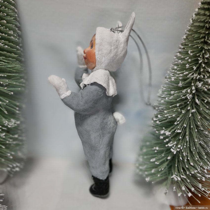 Новые ватные игрушки — Ватные игрушки на елку: ретро