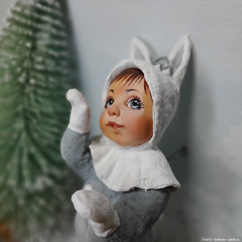 Новые ватные игрушки — Ватные игрушки на елку: ретро