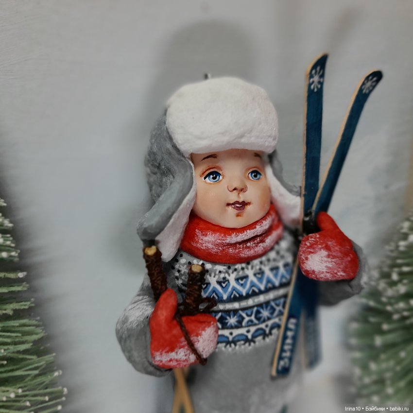 Новые ватные игрушки — Ватные игрушки на елку: ретро