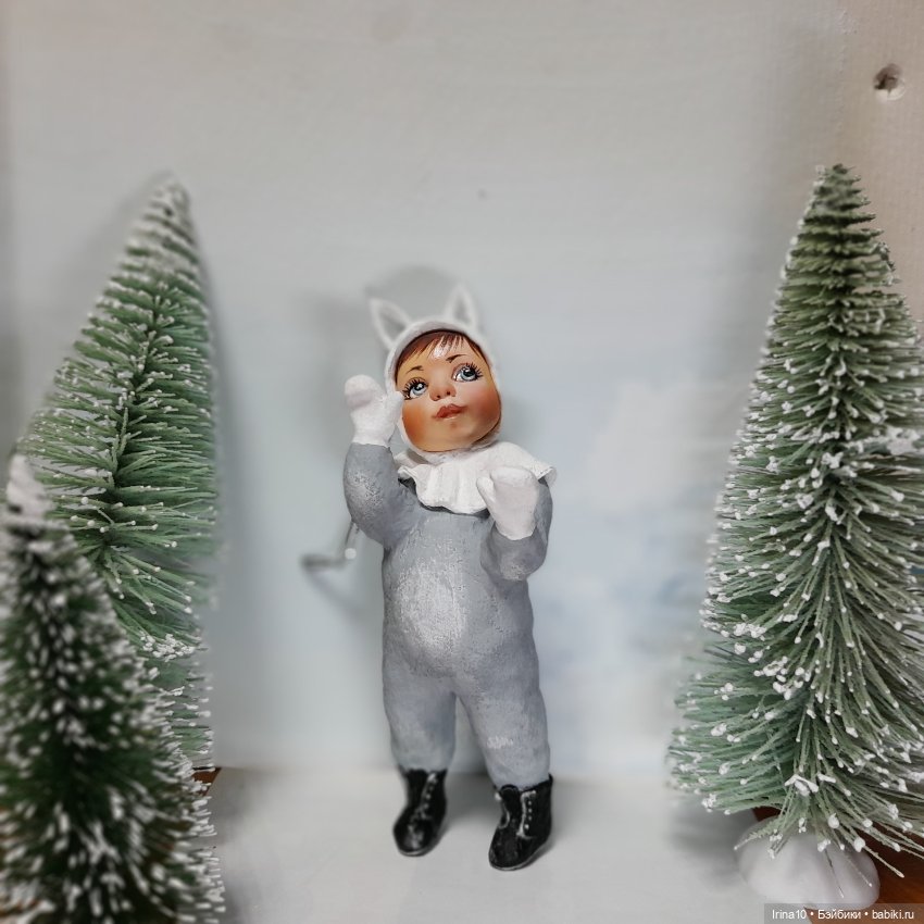 Новые ватные игрушки — Ватные игрушки на елку: ретро