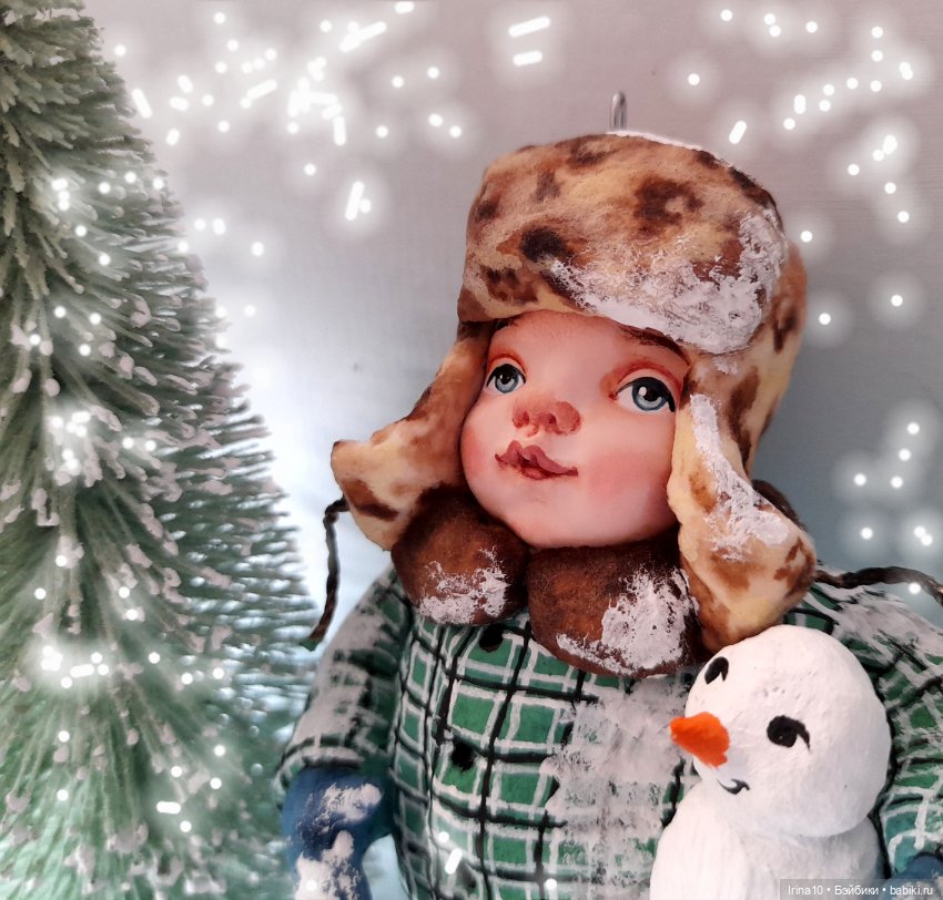 Новые ватные игрушки — Ватные игрушки на елку: ретро