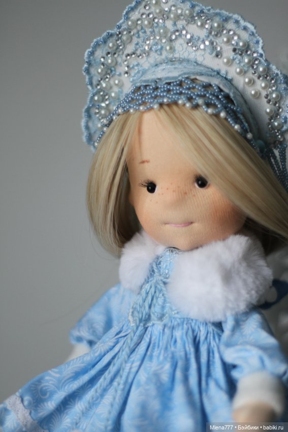 Снегурочка — Авторские текстильные куклы: Вальдорфские (фото 3)