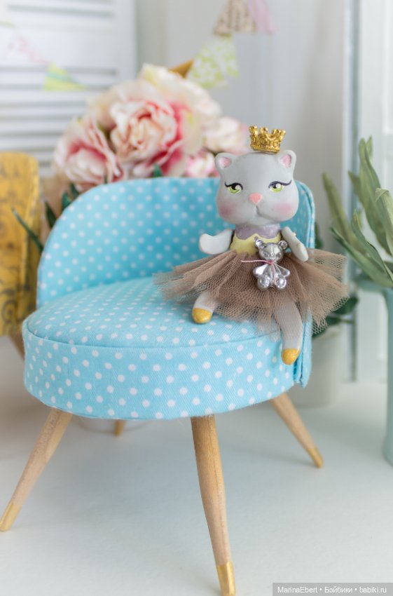 Кошечка Эмили — Лепка авторских игрушек и папье