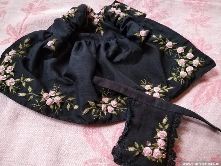 Черный шелк — Одежда и обувь для кукол своими руками: фото