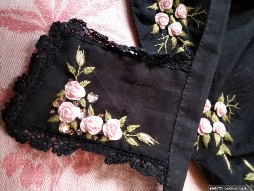 Черный шелк — Одежда и обувь для кукол своими руками: фото (фото 2)