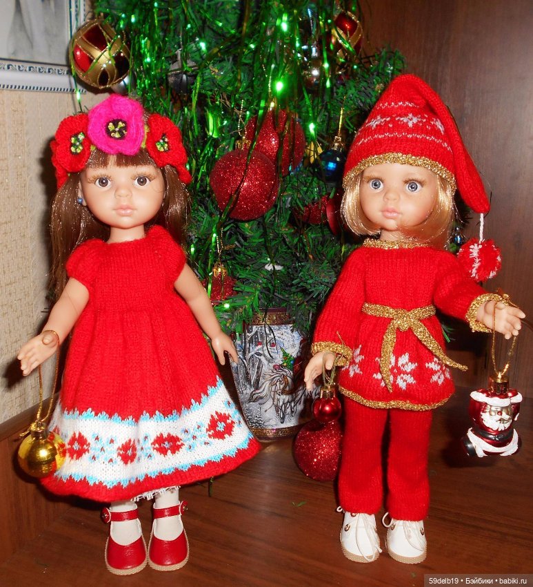 Какие цвета у Рождества — Одежда и обувь для кукол своими руками: фото