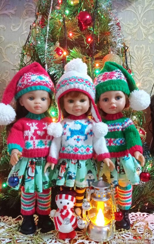 Какие цвета у Рождества — Одежда и обувь для кукол своими руками: фото (фото 8)