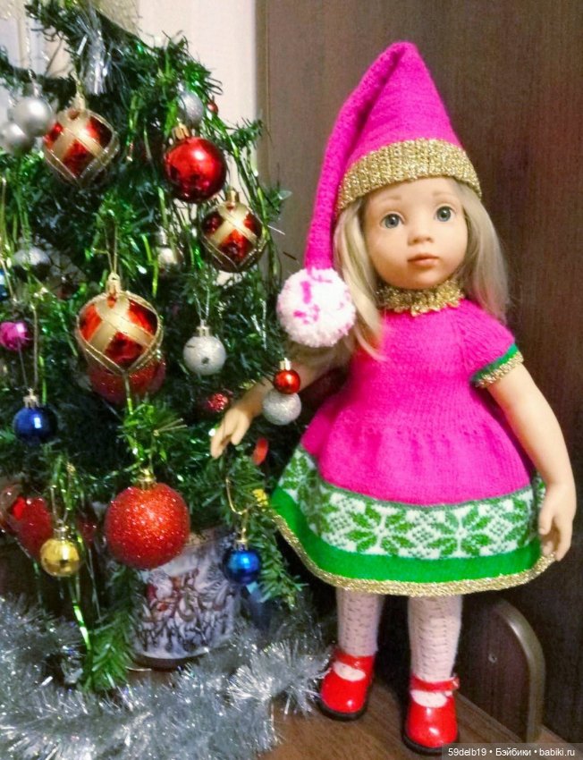 Какие цвета у Рождества — Одежда и обувь для кукол своими руками: фото (фото 9)